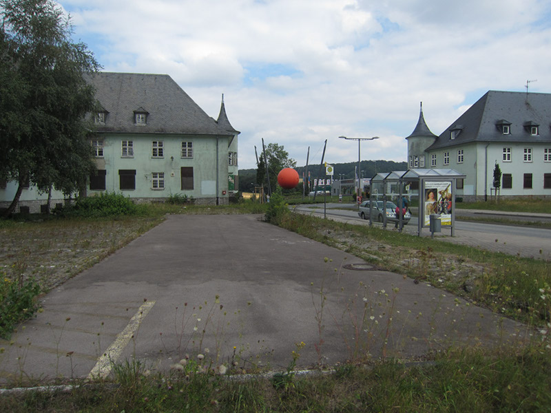 Hohenloher Tor vom Grundstück Gebäude 45